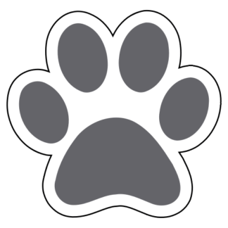 Paw Sticker (Grey)